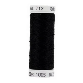 Sulky12wt Cotton Petites 50yds - Black (Box of 3)