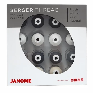 Janome Serger Thread Kit  16 PK (SERGERTHDKIT